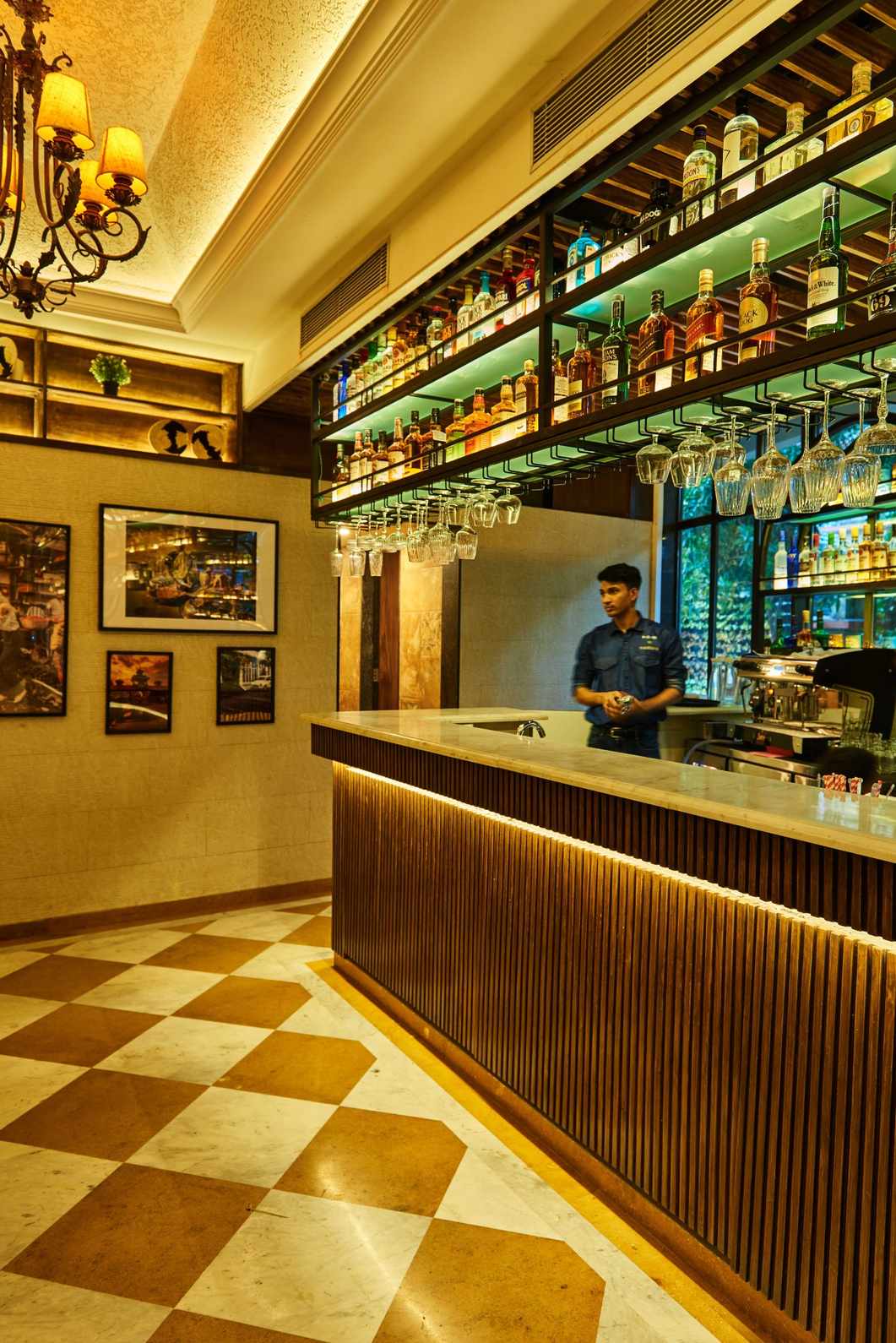 Bartender at the Nadara Restaurant & Bar Counter